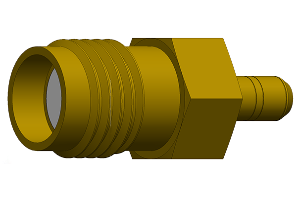 SMA STRAIGHT CRIMP JACK CONNECTOR