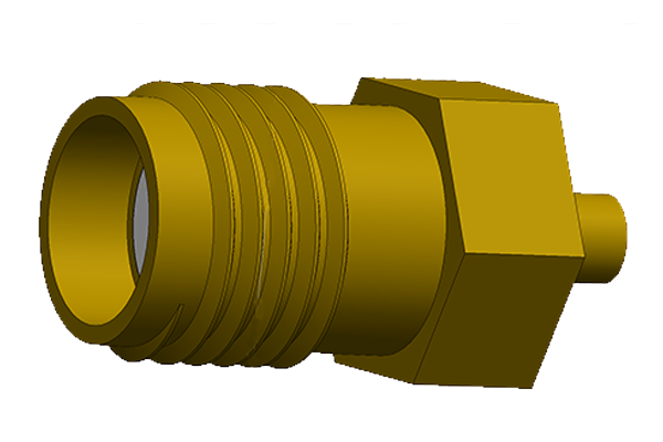 SMA STRAIGHT SOLDER JACK CONNECTOR