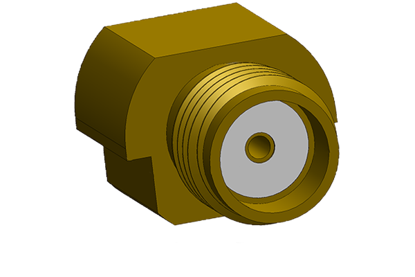SMA EDGE MOUNT JACK PCB CONNECTOR