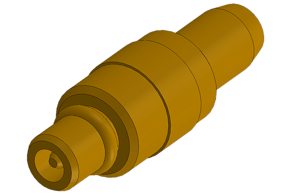 MMCX STRAIGHT CRIMP PLUG CONNECTOR
