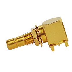 Right Angle Jack PCB Solder Pad Surface Mount (75 Ohm)