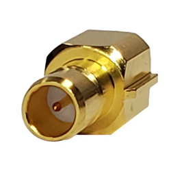 Straight Jack PCB Round Post Surface Mount (75 Ohm)