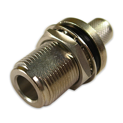 Straight Jack Rear Mount Bulkhead RG179 (75 Ohm)