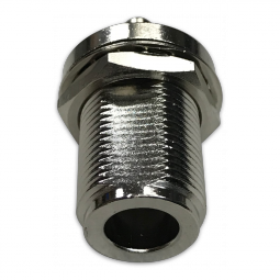 Straight Jack Crimp Bulkhead Rear Mount RG-58