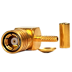 Right Angle Plug Crimp Cable RG-178