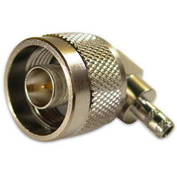 Right Angle Plug Crimp Cable RG316