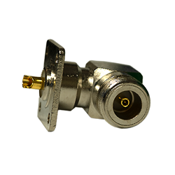 Right Angle Jack Solder Cup Panel Mount