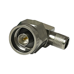 Right Angle Plug Crimp Cable Hex Body L400